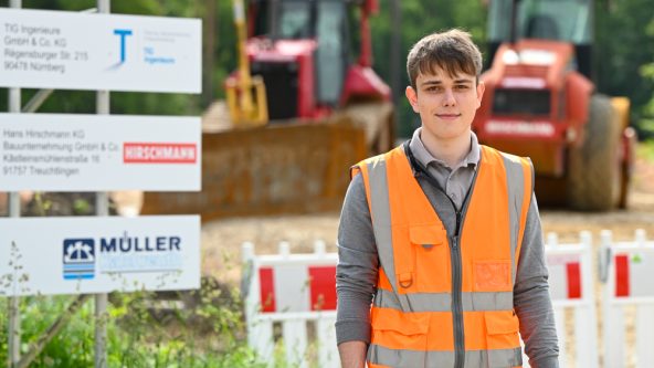 Timo Schneider macht ein Duales Studium bei der Stadt SOER